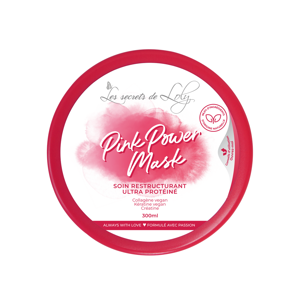 MASQUE PROTÉINÉ PINK POWER